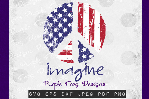 American Flag July 4th Peace Graphics & Illustrations