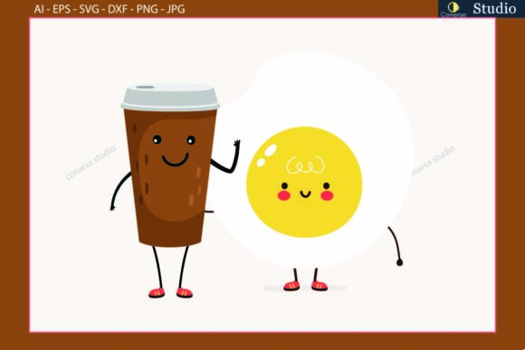 Coffee Cup Egg Kawaii Svg: Graphics & Icons Review