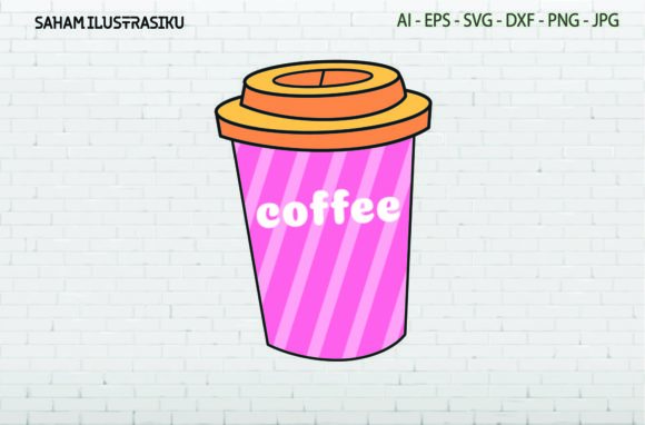 Coffee Cup Icon Stickers Svg: A Graphics & Freebies Review