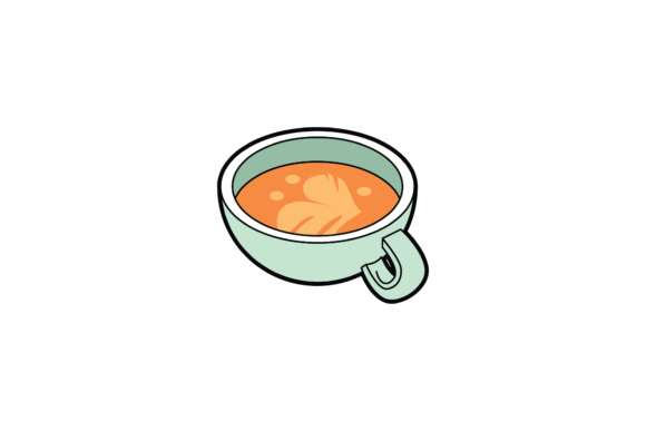 Coffee Latte Cup Stickers Icon Svg – Icons & Graphics
