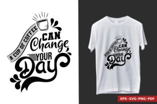 Coffee Quote Hand Lettering for Graphics & Illustrations