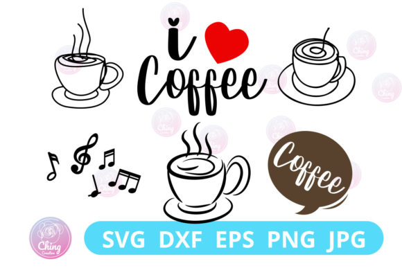 Coffee SVG: Graphics for Crafts & Creative Branding